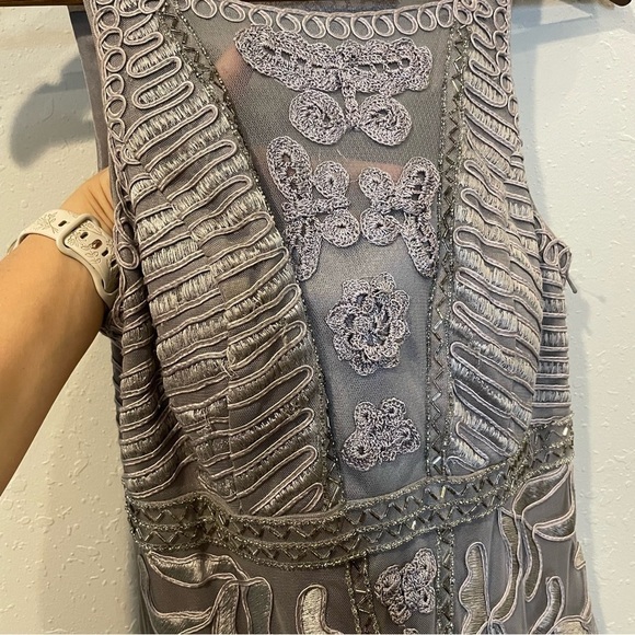 Sue Wong Nocturne Beaded and Embroidered Cocktail Dress - Picture 6 of 10